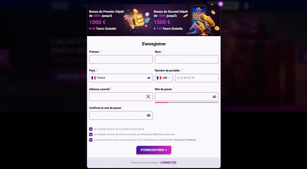 europe fortunes connexion